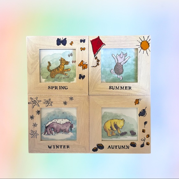 Disney Winnie the Poo and friends framed artwork. - Picture 2 of 8